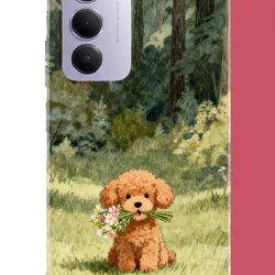 Redmi 15 4G Uyumlu peluş köpek UV Baskılı Silikon Kılıf Redmi 15 4G Uyumlu peluş köpek UV Baskılı Silikon Kılıf