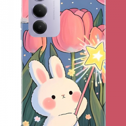 Redmi 15 4G Uyumlu peluş tavşan UV Baskılı Silikon Kılıf Redmi 15 4G Uyumlu peluş tavşan UV Baskılı Silikon Kılıf