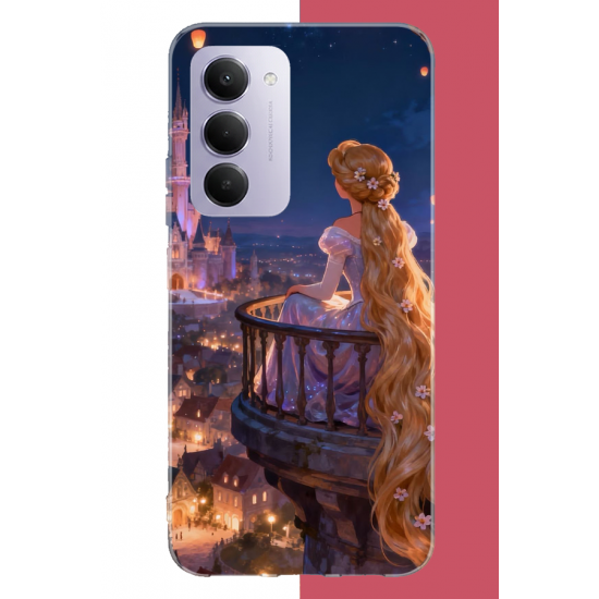 Redmi 15 4G Uyumlu Rapunzel UV Baskılı Silikon Kılıf