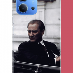 Redmi 15C Uyumlu atatürk makam arabasında UV Baskılı Silikon Kılıf