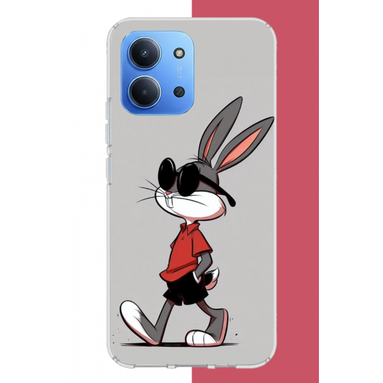 Redmi 15C Uyumlu bugsbunny UV Baskılı Silikon Kılıf