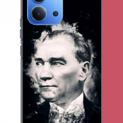 Redmi 15C Uyumlu atatürk portre UV Baskılı Silikon Kılıf