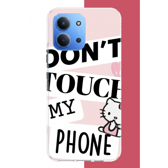 Redmi 15C Uyumlu telefonuma dokunma.jpeg UV Baskılı Silikon Kılıf
