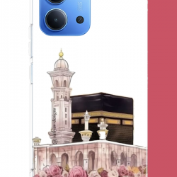 Redmi 15C Uyumlu çiçekli kabe.jpeg UV Baskılı Silikon Kılıf
