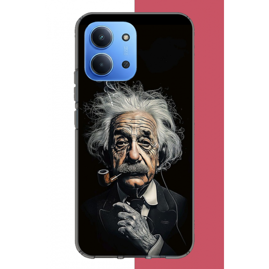 Redmi 15C Uyumlu einstein UV Baskılı Silikon Kılıf