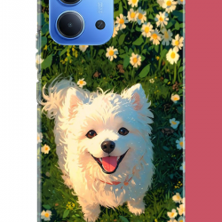 Redmi 15C Uyumlu kaniş köpek UV Baskılı Silikon Kılıf Redmi 15C Uyumlu kaniş köpek UV Baskılı Silikon Kılıf