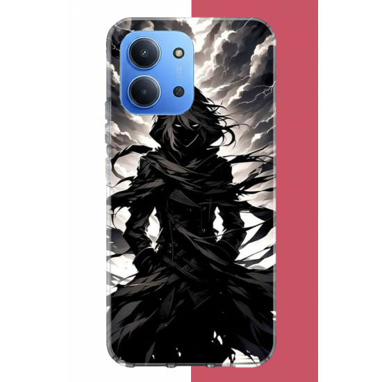 Redmi 15C Uyumlu karanlık gölge anime karakter UV Baskılı Silikon Kılıf