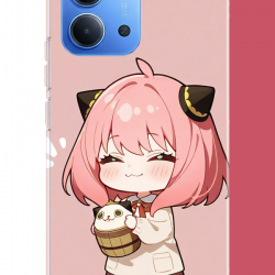 Redmi 15C Uyumlu kawaii küçük kız UV Baskılı Silikon Kılıf