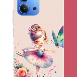 Redmi 15C Uyumlu minik balerin1 UV Baskılı Silikon Kılıf