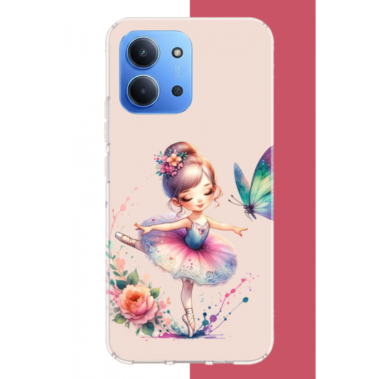Redmi 15C Uyumlu minik balerin1 UV Baskılı Silikon Kılıf