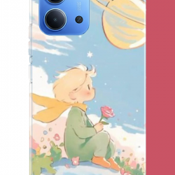 Redmi 15C Uyumlu küçük prens1 UV Baskılı Silikon Kılıf