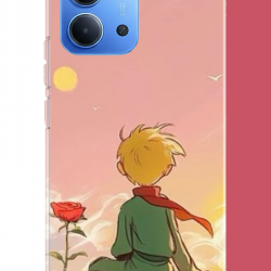 Redmi 15C Uyumlu küçük prens3 UV Baskılı Silikon Kılıf