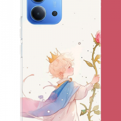 Redmi 15C Uyumlu küçük prens6 UV Baskılı Silikon Kılıf