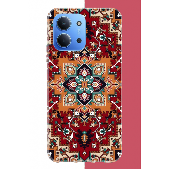 Redmi 15C Uyumlu Halı1 UV Baskılı Silikon Kılıf