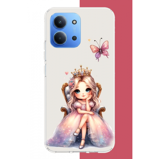 Redmi 15C Uyumlu minik prenses UV Baskılı Silikon Kılıf Redmi 15C Uyumlu minik prenses UV Baskılı Silikon Kılıf