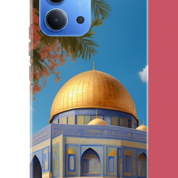 Redmi 15C Uyumlu Kudüs3 UV Baskılı Silikon Kılıf