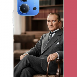 Redmi 15C Uyumlu Atatürk6 UV Baskılı Silikon Kılıf