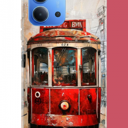 Redmi 15C Uyumlu Taksim Tramvay UV Baskılı Silikon Kılıf