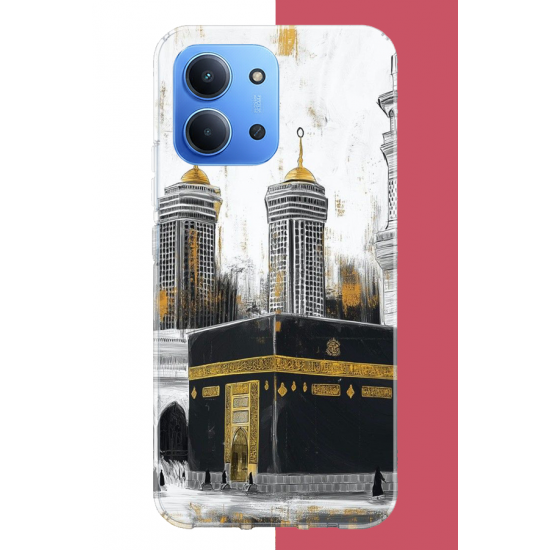 Redmi 15C Uyumlu Kabe6 UV Baskılı Silikon Kılıf