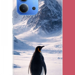 Redmi 15C Uyumlu nihilist Penguen2 UV Baskılı Silikon Kılıf