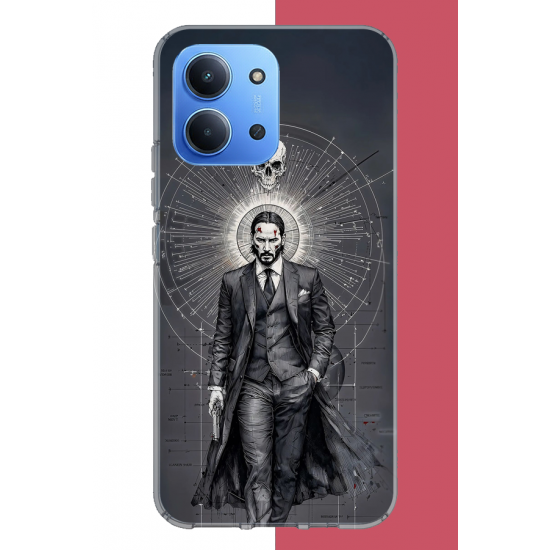 Redmi 15C Uyumlu baba yaga UV Baskılı Silikon Kılıf