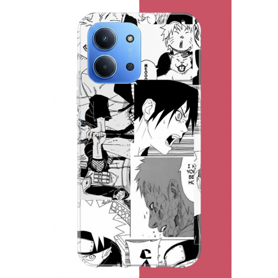 Redmi 15C Uyumlu naruto kolaj2 UV Baskılı Silikon Kılıf