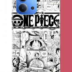 Redmi 15C Uyumlu onepiece kolaj UV Baskılı Silikon Kılıf
