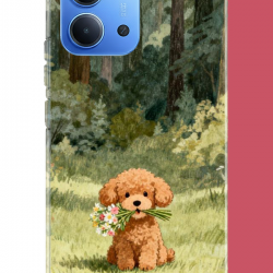 Redmi 15C Uyumlu peluş köpek UV Baskılı Silikon Kılıf Redmi 15C Uyumlu peluş köpek UV Baskılı Silikon Kılıf