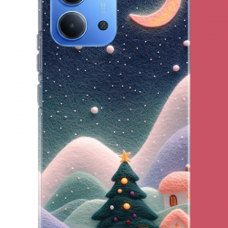 Redmi 15C Uyumlu pofuduk kar UV Baskılı Silikon Kılıf Redmi 15C Uyumlu pofuduk kar UV Baskılı Silikon Kılıf