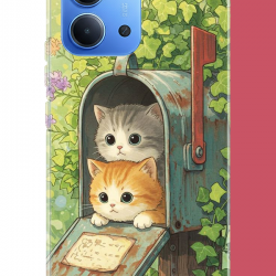 Redmi 15C Uyumlu posta kutusundaki kedi UV Baskılı Silikon Kılıf Redmi 15C Uyumlu posta kutusundaki kedi UV Baskılı Silikon Kılıf