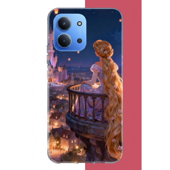 Redmi 15C Uyumlu Rapunzel UV Baskılı Silikon Kılıf