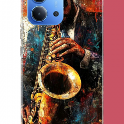Redmi 15C Uyumlu renkli tenor saksafon UV Baskılı Silikon Kılıf Redmi 15C Uyumlu renkli tenor saksafon UV Baskılı Silikon Kılıf