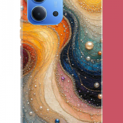 Redmi 15C Uyumlu renkli uzay UV Baskılı Silikon Kılıf Redmi 15C Uyumlu renkli uzay UV Baskılı Silikon Kılıf