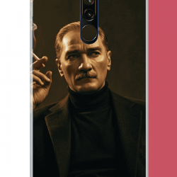 Redmi 8 Uyumlu atatürk UV Baskılı Silikon Kılıf