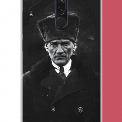 Redmi 8 Uyumlu atatürk 2 UV Baskılı Silikon Kılıf