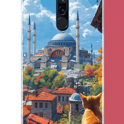 Redmi 8 Uyumlu Ayasofya1 UV Baskılı Silikon Kılıf