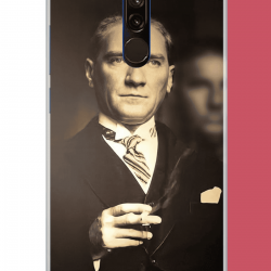 Redmi 8 Uyumlu atatürk 4 UV Baskılı Silikon Kılıf