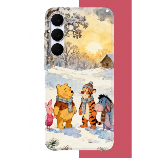 Samsung Galaxy S25 FE Uyumlu Winnie The Pooh2 UV Baskılı Silikon Kılıf Samsung Galaxy S25 FE Uyumlu Winnie The Pooh2 UV Baskılı Silikon Kılıf