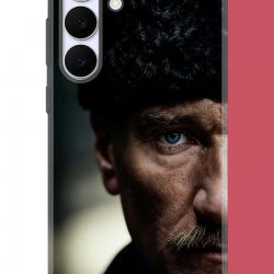 Samsung Galaxy S25 FE Uyumlu Atatürk4 UV Baskılı Silikon Kılıf