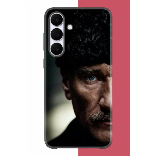 Samsung Galaxy S25 FE Uyumlu Atatürk4 UV Baskılı Silikon Kılıf