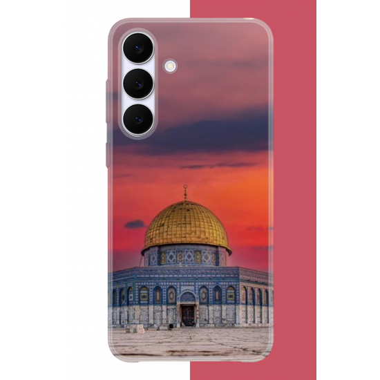Samsung Galaxy S25 FE Uyumlu Kudüs4 UV Baskılı Silikon Kılıf