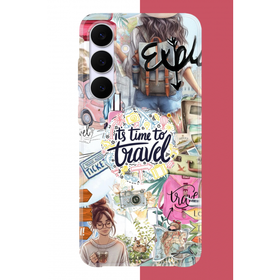 Samsung Galaxy S25 FE Uyumlu Travel3 UV Baskılı Silikon Kılıf Samsung Galaxy S25 FE Uyumlu Travel3 UV Baskılı Silikon Kılıf