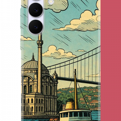 Samsung Galaxy S25 FE Uyumlu İstanbul UV Baskılı Silikon Kılıf
