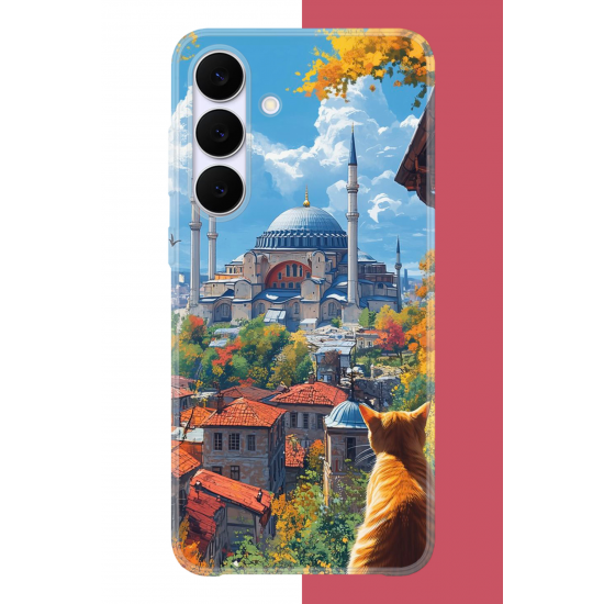 Samsung Galaxy S25 FE Uyumlu Ayasofya1 UV Baskılı Silikon Kılıf