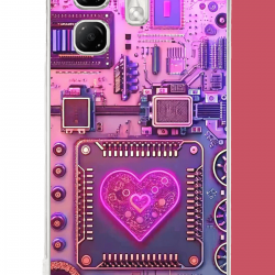 Infinix Hot 50i - Smart 9 Uyumlu Cyberpunk neon UV Baskılı Silikon Kılıf Infinix Hot 50i - Smart 9 Uyumlu Cyberpunk neon UV Baskılı Silikon Kılıf