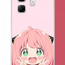Infinix Hot 50i - Smart 9 Uyumlu kawaii küçük kız2 UV Baskılı Silikon Kılıf