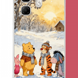 Infinix Hot 50i - Smart 9 Uyumlu Winnie The Pooh2 UV Baskılı Silikon Kılıf