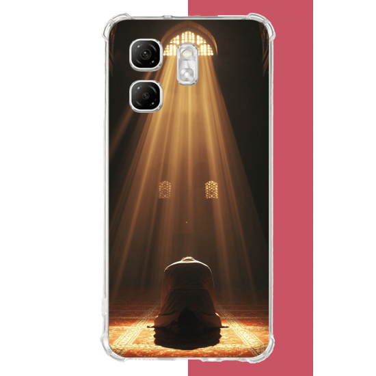 Infinix Hot 50i - Smart 9 Uyumlu Huzur Dua UV Baskılı Silikon Kılıf