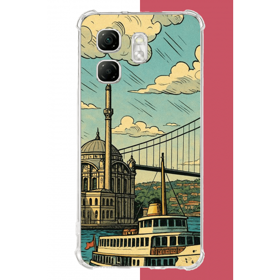 Infinix Hot 50i - Smart 9 Uyumlu İstanbul UV Baskılı Silikon Kılıf