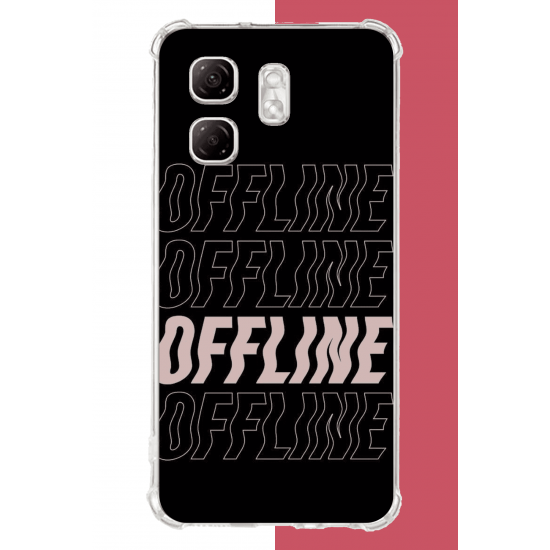 Infinix Hot 50i - Smart 9 Uyumlu offline mod UV Baskılı Silikon Kılıf